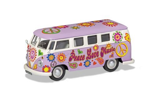 Corgi CC02730 Volkswagen Campervan - Peace Love and Music