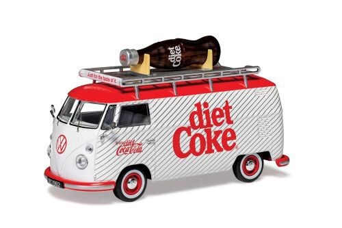 Corgi CC02747 Diet Coke Volkswagen Type 2 (T1) Split Screen Panel Campervan