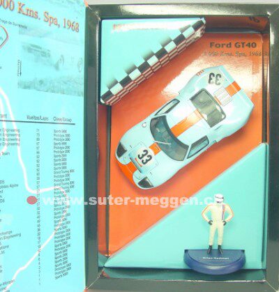 Fly 96039 Ford GT 40 Brian Redman mit Figur