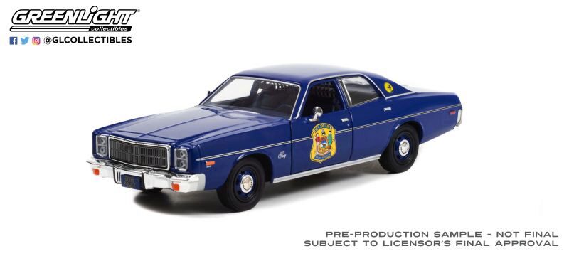 Greenlight 85552 1978 Plymouth Fury -  Hot Pursuit