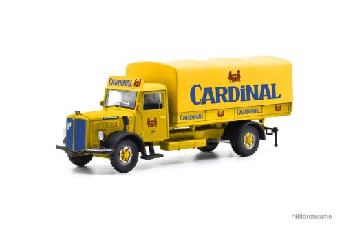 ACE 002371 Saurer S4C Pritsche-Plane Cardinal