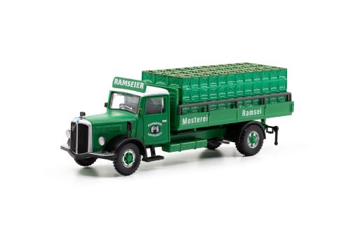 ACE 002372 Saurer S4C Pritsche Ramseier Apfelsaft