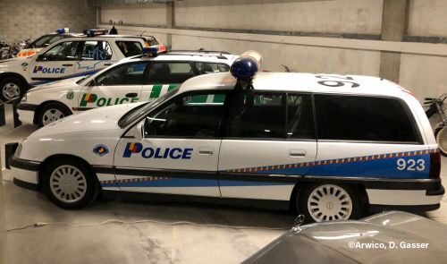 ACE 005558 Opel Omega A2 Police cantonale de Genève