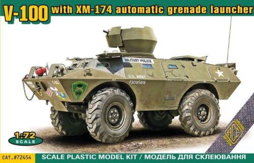 ACE ACE72454 V-100 with XM-174 automatic grenade launcher