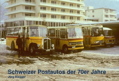 ACE 990050 Buch Schweizer Postautos der 70er Jahre