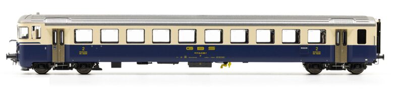 ESU 36664 GBS Steuerwagen Bt 980 blau/ beige, Ep. V