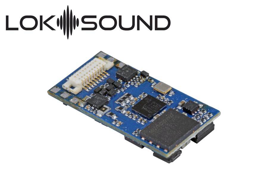 ESU 58818 LokSound 5 micro DCC/MM/SX/M4 "Leerdecoder", Next18, mit Lautsprecher 11x15mm, Spurweite: N/ H0m