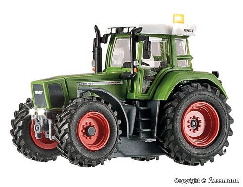 Viessmann 1166 H0 Traktor FENDT mit Beleuchtung und gelbem Blinklicht, Funktionsmodell
