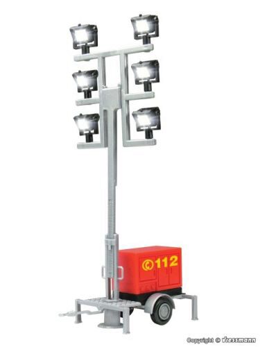 Viessmann 1344 H0 Leuchtgiraffe Feuerwehr auf Anhänger mit 6 LEDs weiss
