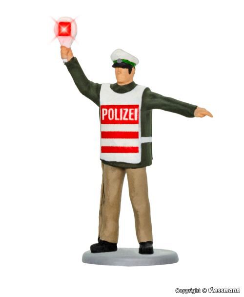 Viessmann 1518 H0 Polizist mit beleuchteter Kelle