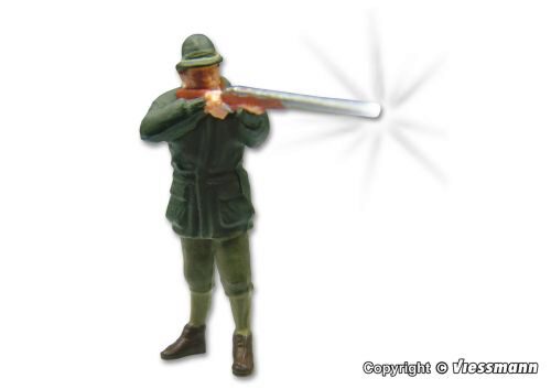 Viessmann 1529 H0 Jäger mit Gewehr und Mündungsfeuer