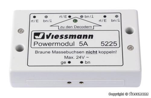 Viessmann 5225 5A Powermodul  für bis zu 200 helle und flackerfreie LED-Beleuchtung