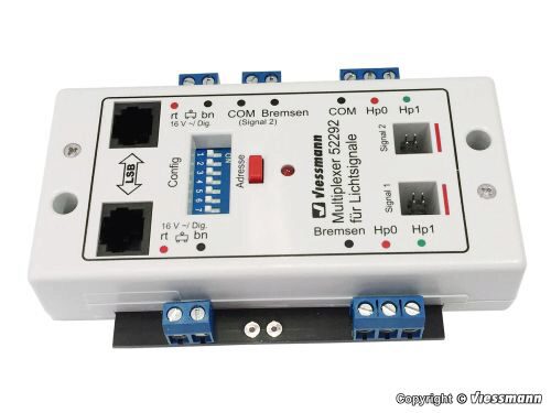 Viessmann 52292 Doppel-Multiplexer für 2 Lichtsignale mit Multiplex-Technologie
