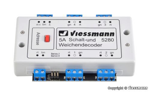 Viessmann 5280 Multiprotokoll Schalt- und Weichendecoder
