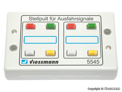 Viessmann 5545 Tasten-Stellpult 4-begriffig
