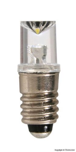 Viessmann 6019 H0 LED-Leuchte weiss mit Gewindefassung E 5,5, 5 Stück