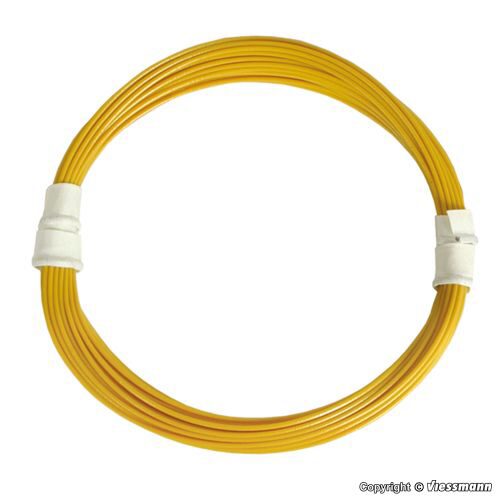 Viessmann 6891 Extradünner Spezialdraht 0,03 mm², gelb, 5 m
