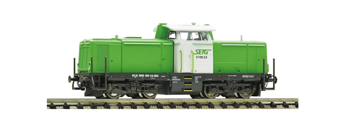 Fleischmann 721283 Diesellok V100, grün/weiß  sound 