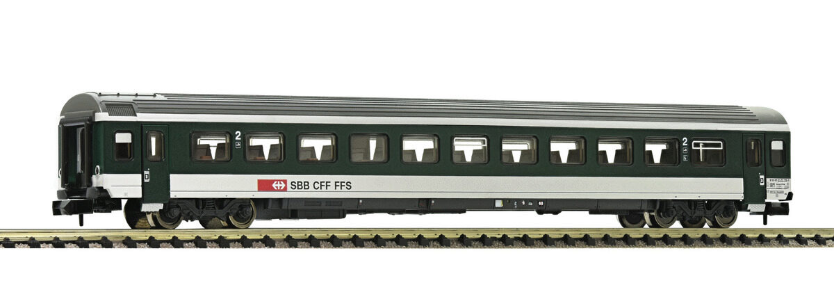 Fleischmann 890327 SBB EW IV Reisezugwagen 2.Kl.grün/grau