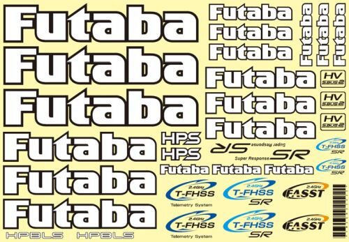 Futaba EBB1179 Futaba Sticker Sheet Car