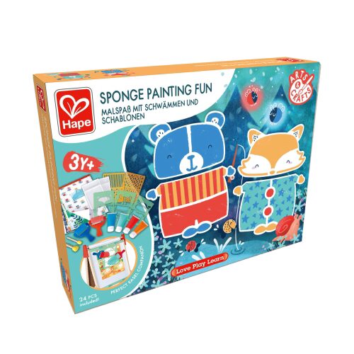 HAPE E1067 Sponge Painting Fun