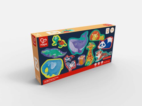 HAPE E1647 Dschungel-Freunde-Puzzle
