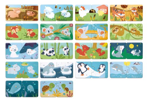 HAPE E1664 Memory-Spiel Tierfamilien