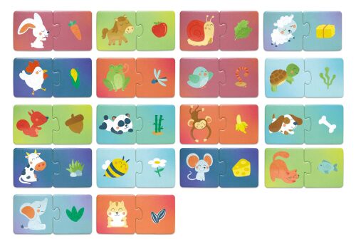 HAPE E1665 Memory-Spiel Tiere &amp  ihre Nahrung