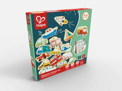 HAPE E2008 Magnetisches Fahrzeug-Set
