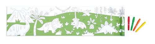 HAPE E2017 Drawing Paper Roll Dinosaur (Horizontal)