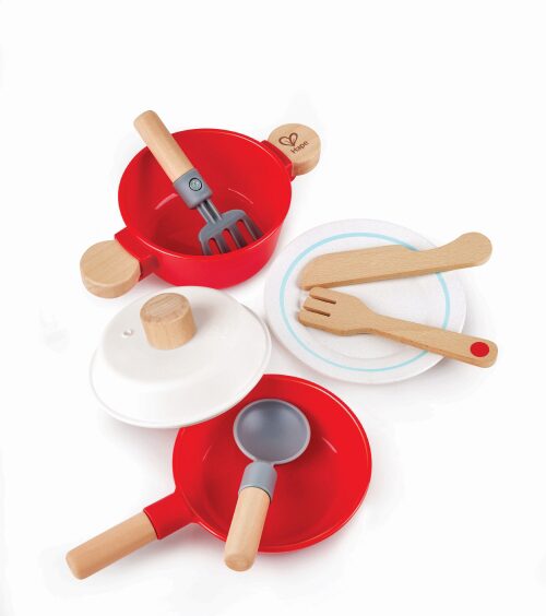 HAPE E3188 Little Chef Cook &amp  Serve Set