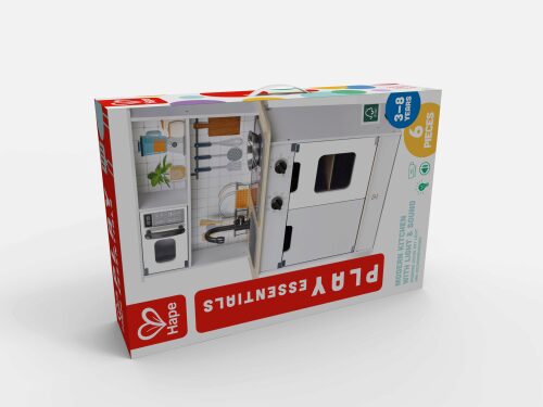 HAPE E3213 Moderne Küche mit Licht und Kochgeräuschen