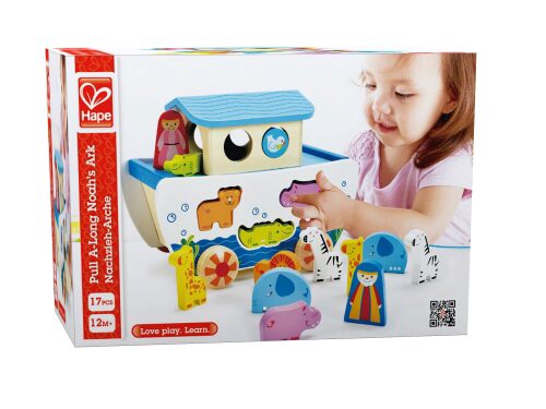 HAPE E8049A Pull Along Noah's Arche