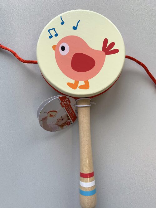HAPE E8380 Trommelrassel mit Zwitschervogel