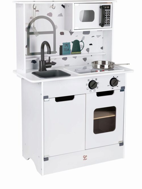 HAPE E8724 Kitchen Playset with Light &amp  Sound White