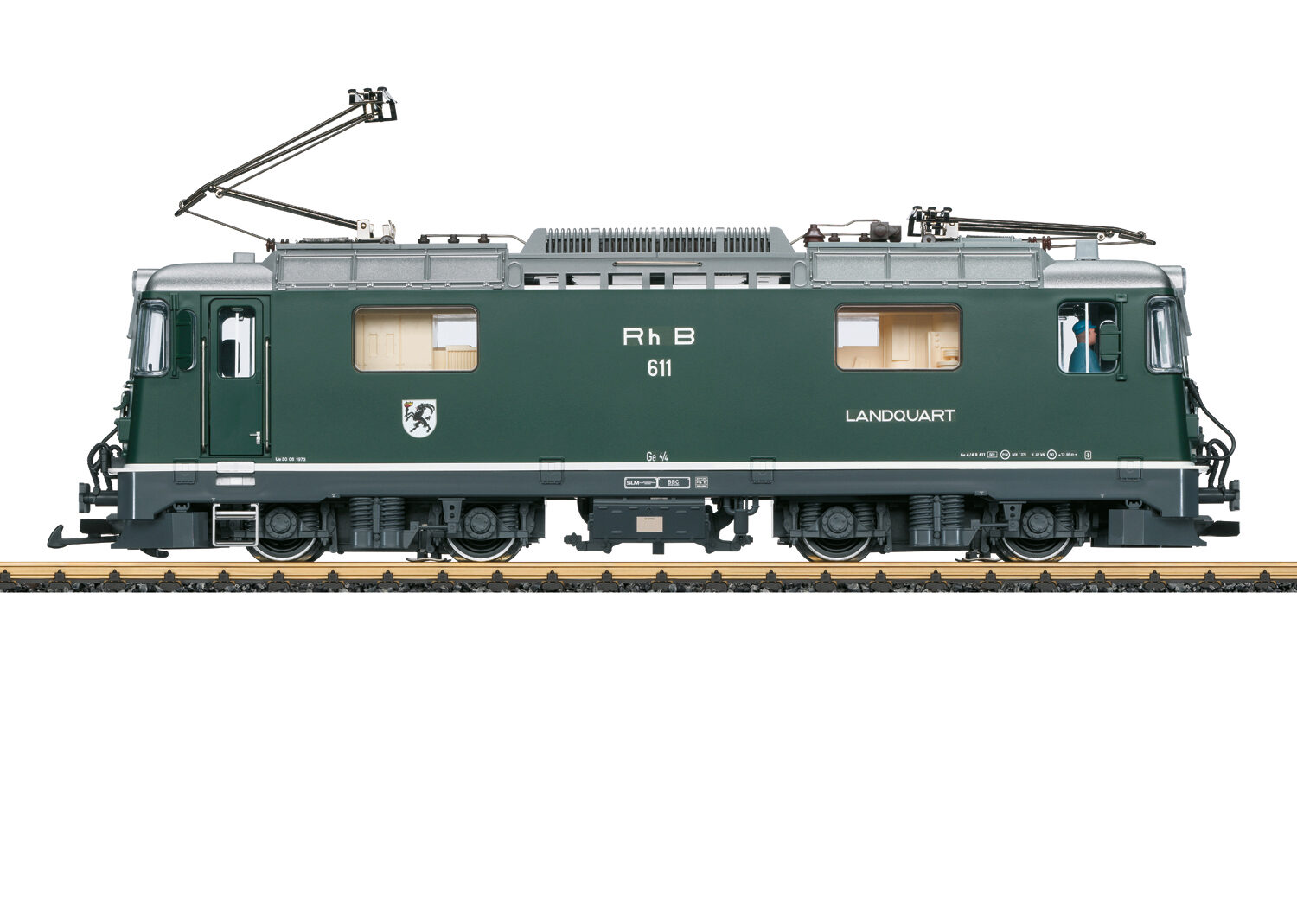 LGB 28447 RhB E-Lok Ge 4/4 II  611 grün Ep. VI