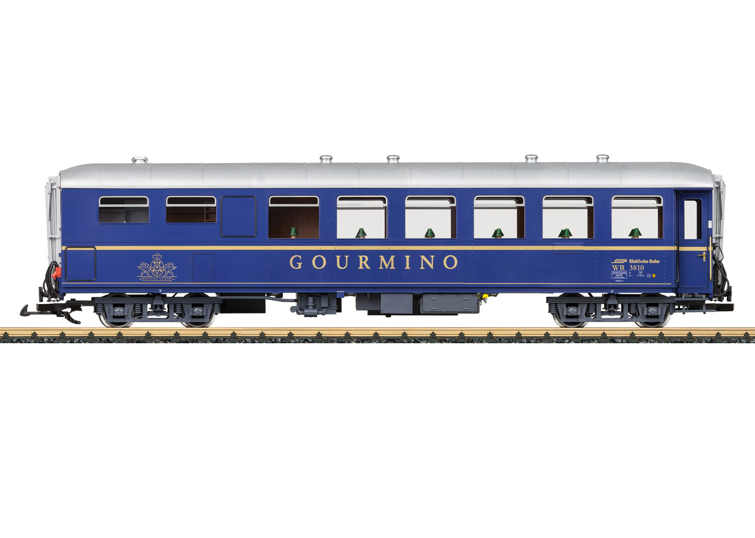 LGB 30522 RhB Speisewagen Gourmino WR3810