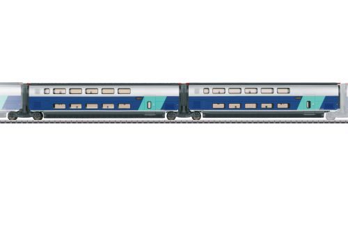 Märklin 43433 TGV Ergänzugnswagen Set Duplex Set 2  2tlg