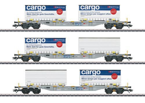 Märklin 47463 SBB Containertragwagen-Set SBB Cargo