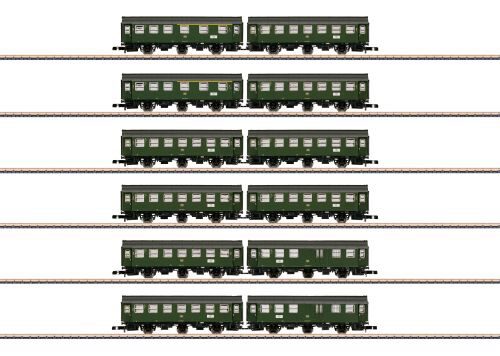 Märklin 87061 Set mit 6 Umbauwagen-Paaren im Display