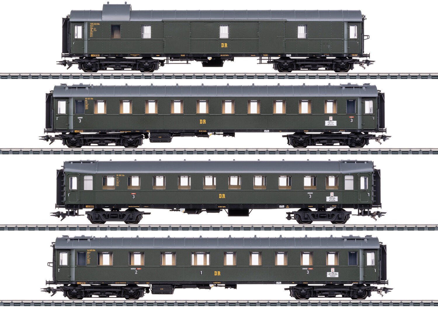 Märklin 42514 Schnellzugwagen-Set zur Dampflok BR 19.0