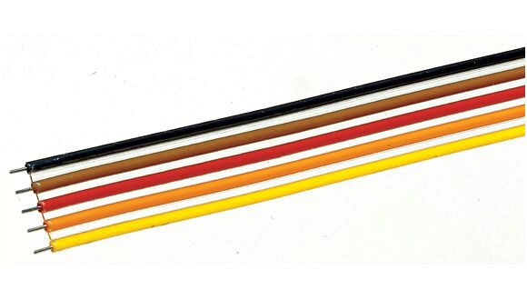 Roco 10625 Flachbandkabel 0,2 mm²  5polig 10m