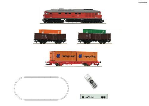 Roco 5110003 z21 start Digitalset: Diesellokomotive BR 232 mit Güterzug, DB AG