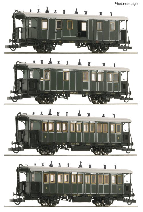 Roco 6200197 4er Set Personenzug Kbaystb