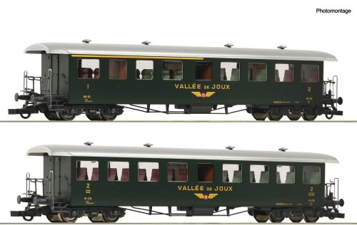 Roco 6200198 Vallée de Joux Personenwagen Set 2tlg