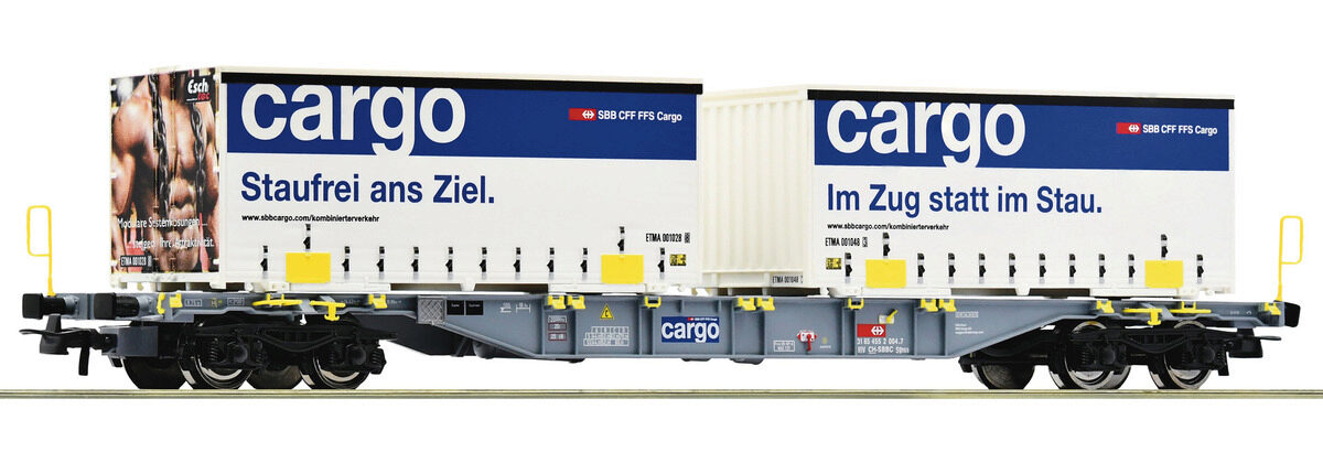 Roco 6600028 SBB Containertragwagen, SBB Cargo