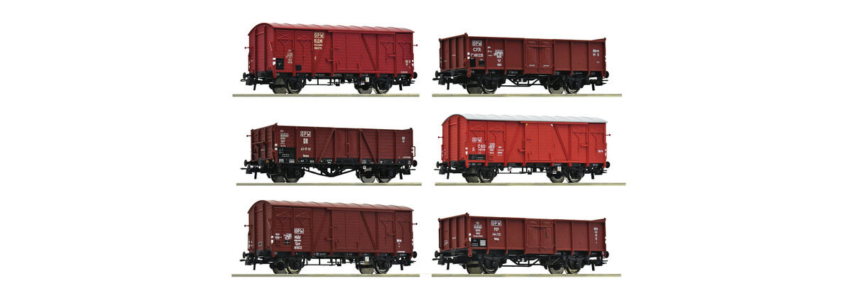 Roco 6600098 6-tlg Set: Jubiläum „60 Jahre OPW“
