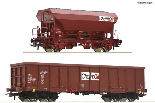 Roco 6600221 2er Set Güterwagen Chemoil