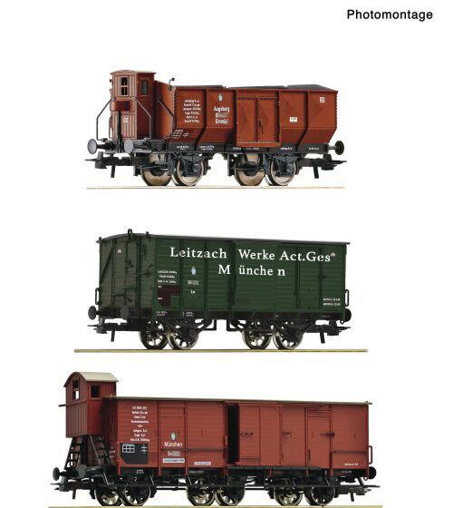 Roco 6600223 3er Set Güterzug Kbaystb
