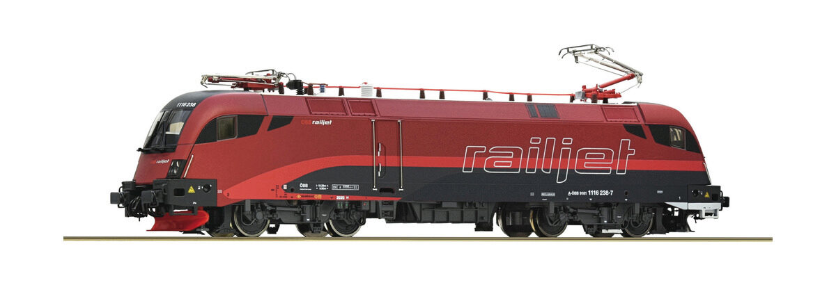 Roco 7500208 E-Lok Rh 1116 Railjet ÖBB DC
